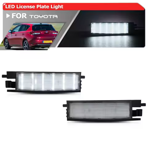 OEM Replacement Canbus LED License Plate Light For Toyota Auris Hatch E180 2013-2018 Corolla iM 2017
