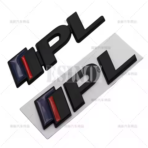 2.5L 3.7L IPL 3D Car Metal Zinc Alloy Badge Adhesive Emblem Decal for Infiniti Q50 Q50S Q70L G37 G25