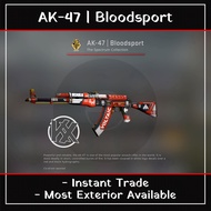 KeeX CSGO Skins | AK-47 BloodSport | All Exteriors | Pay now & Get now | Instant Trade | Ready Stock