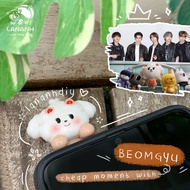 [Hippers for phone] TXT mascot-Bamgeut-Cute handmade clay phone model Phone Hippers