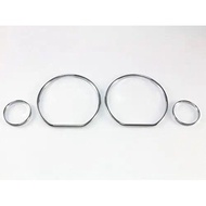 Chrome Dashboard Gauge Ring Set For VW Golf Jetta Vento MK3 / Golf MK4 Cabrio 1998-2002 / Polo MK4/6