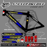 STRIPING STICKERS FOR BMX BIKES CARTOON FREESTYLE CODE 017 CUSTOM BIKE BMX FREESTYLE NEW BIKES Desig