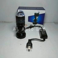 Lampu LED VINYX V9 Pro 45W Projie H4 Mini Projector Lens Lensa Mobil Motor Headlight Headlamp | Viny