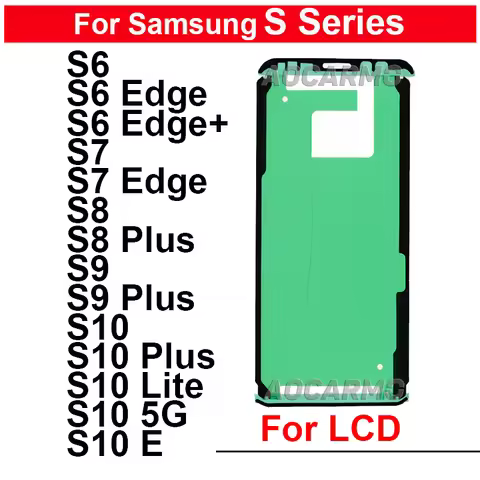 For Samsung Galaxy S6 S7 Edge S8 S9 S10 Plus Lite 5G Front Glue Adhesive S10E S6Edge+ LCD Display St