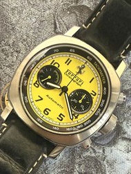🌈🌈新返貨啦🌈🌈 PANERAI Engineered for Ferrari Chronograph FER00011 45mm 🟡法拉利經典黃色字面 🏎️躍馬標誌加持 ⏱️雙盤計時功能 ⚙️OP 