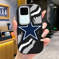 Case For VIVO V30 Pro 5G V29 V29e V27 5G V23 V23i V20 S1 S7 Five-Pointed Star Silicone Phone