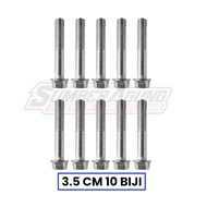 CVT Cover Bolts Set 10 Pcs Nmax New Aerox 155 Lexi B6H Nmax Screw Aerox Screw