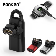 Fonken Type C/Micro/Ios USB Female To 4pin Garmin Charger Adapter For Garmin Smart Watch Charging Converter