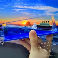 PTAEXCEL Unsinkable Boat in a Box, Unsinkable Cruise Ship Toy, Cruise Ship Fluid Drift Bottle, Cruis