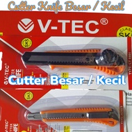 1 pcs | Cutter knife Besar / Kecil / Isi Cutter | Kualitas Premium Bagus dan tajam 《WAJIB PUNYA》
