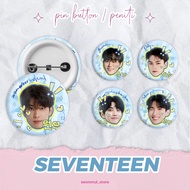 SEVENTEEN SVT Button Pin/ KPOP Pin/ Bag Pin/ Brooch/ SEVENTEEN TEAM/