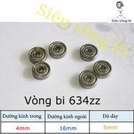 Bearing - medium and good 634zz bearing - Standard 4*16*5mm