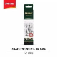 (12pc)2B GREEBEL/pencil 2B pencil exam pencil