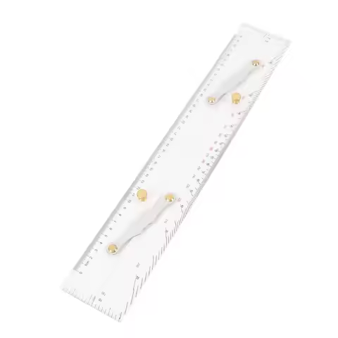 Nautical Parallel Ruler 450mm Marine Navigation Parallel Ruler High Transparency Acrylic Nautical Se