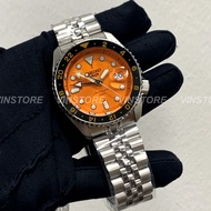 [Vinstore] Seiko 5 Sports SSK005K1 GMT Automatic Stainless Steel Orange Dial Men Watch SSK005 SSK005K