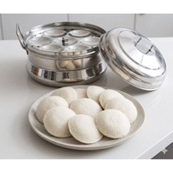 Stainless Steel 9 Idly Pot  Make soft & fluffy idlies easily at home 🥰  ✔️ 9 cavity idly plate ✔️