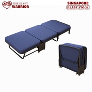 【3-fold Bed】ELOISE Premium Japanese Foldable Single Bed / Fireheart