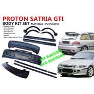 proton satria gti door lining ( fibre only ) betong bodykit