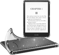 เคสฝาหลังผิวที่มีน้ำหนักเบาและมีความยืดหยุ่นสูง DIY ฝาครอบใสพร้อมบั๊มเปอร์กันแรงกระแทกสำหรับ Kindle Paperwhite 6.8 "11th เจนเนอเรชัน2021และ Kindle Paperwhite ลายเซ็น