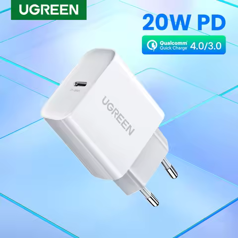 UGREEN Quick Charge 4.0 3.0 QC PD Charger 20W QC4.0 QC3.0 USB Type C Fast Charger for iPhone 15 14 1