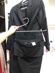 Mastina暗紋斯文幹練質感西裝套裝西裝裙