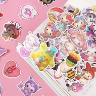 【50100pcs 】3D Stickers Cute Cartoon Waterproof Sticker Stationery Sticker Laptop Decorative Stickers