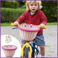 Kids Bike Basket for Boys Girls Front Handlebar Basket for Bike Bike Decoration for Toddler Children