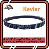 Kevlar Material 82941R/1G Drive Belt V PIAGGIO Vesap250/300 Victoria 300 EVO 250 EURO3 X7 X8 X9 GTS 