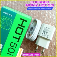 INFINIX HOT 50i 18W Fast Charging & USB Type-C Charger Original