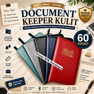 TOPLA DK-888 LEATHER ZIPPER DOCUMENT KEEPER CONTENTS 60 Waterproof Office, College, School DOCUMENT 