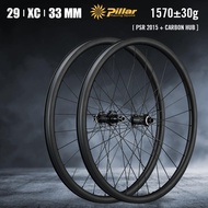 NEW RYET 29er MTB Carbon Wheels 33mm Mountain Bicycle Carbon Wheelset Pillar 1423 Spokes Tubless RIMS