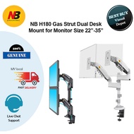 North Bayou H180 Gas Strut Dual Monitor Arm (22"–35")
