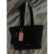 ANYA TOTEBAG MERCHE (BLACK)