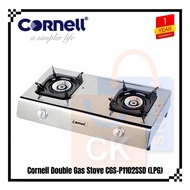 Cornell Tabletop Double Gas Stove (LPG Gas) CGSP1102SSD | CGS-P1102SSD (1 Year Warranty)
