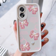 Case For OPPO A18 A38 A2x Three-Color Silicone Shockproof Phone