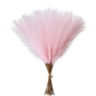 10/20/30/40pcs Artificial Pampas Grass, 21.27 Inches (54 Cm) High. Fluffy Silk Artificial Pampas Gra