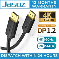 Jasoz Gaming Displayport 1.2 4K Dp to dp cable 1.5m 3m 3m Displayport Cable