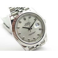 DL Datejust II 41mm Jub Flt SS/SS Silver Wht Diam Noob A3235