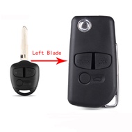 Key Shell 2/3 Button Fob For Mitsubishi Pajero Lancer Outlander Grandis Shogun Montero Remote Key Mit11/mit8 Blade Case