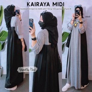 Kairaya Midi Dres Terbaru Midi Dres Wanita Kekinian Midi Dres Model Terbaru