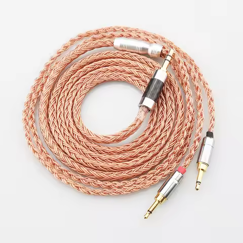 16 Core XLR/3.5/4.4mm Balance Earphone for 2x2.5mm Sonus Faber PRYMA Sivga Oriole SV021 Headphone Up