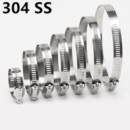 304 Stainless Steel Hose Clip Clamp Adjustable Hose Pipe Clips Fastener 6mm To 127mm Car Samco Clip