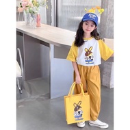 Girls Suits/3-7 Years Old Suits/bunny lovely cute Suits/cute Korean Pleated Suits