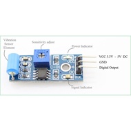 Vibration Sensor Vibrating alarm for motorbikes, cars, earthquake SW-420 Vibration NC