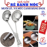 Stainless Steel Soup Ladle - Specialized Perforated Hot Pot Ladle, Food Scoop, Soup Patch - Pho Nood