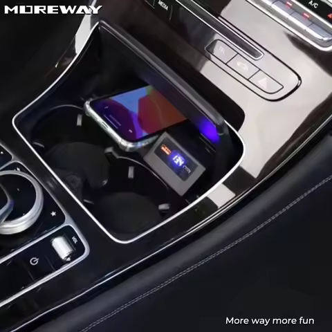 Car Wireless Charger For Mercedes Benz W205 X253 C43 C63 GL C43 Phone Holder TYPE-C Fast Charging Ca