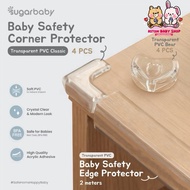 Sugarbaby Baby Edge & Corner Protector Transparent PVC - Sugar Baby Transparent Corner Protector - S