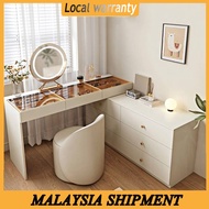 Dressing Table With Led Light Mirror MakeUp Table Organizer Makeup Vanity Table meja makeup Jewelry 