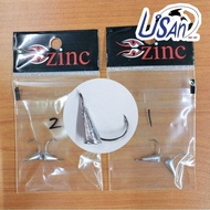 MATA UDANG BATU Mata Kail Udang Prawn Hook with lead