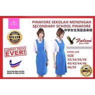 #238# FALCON PINAFORE SECONDARY SCHOOL UNIFORM/ SCHOOL SKIRT GAUNT SCHOOL UNIFORM/SEKOLAH MENENGAH